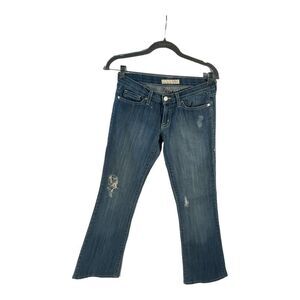 Flying Monkey Women’s Mid Rise Flare Distressed Jeans Size 1